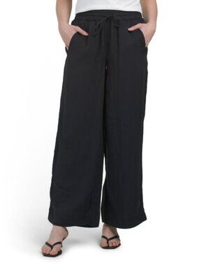 FAMOUS BRAND Pull On Pants With Side Slit